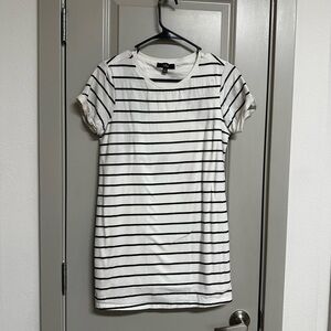 Lulu's Black and White Striped Tee